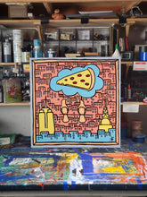 30in x 30in Pizza Pigeons