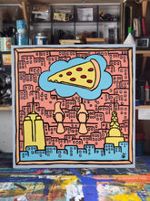 30in x 30in Pizza Pigeons