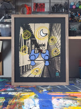 16in x 20in Moon And Stars On The Manhattan Bridge
