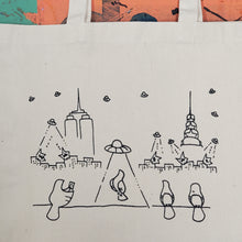 Abduction with City Skyline